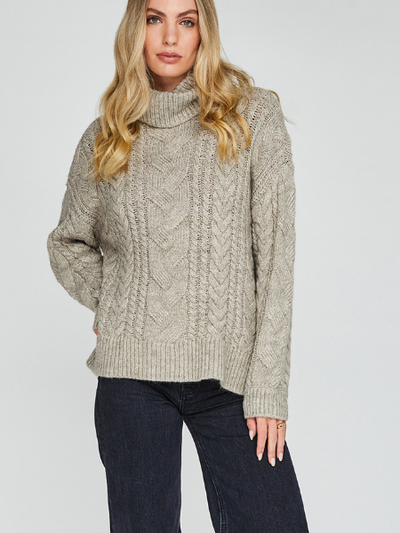 The Slate Blue Heather Easterley Half-Zip Sweater – Ledbury